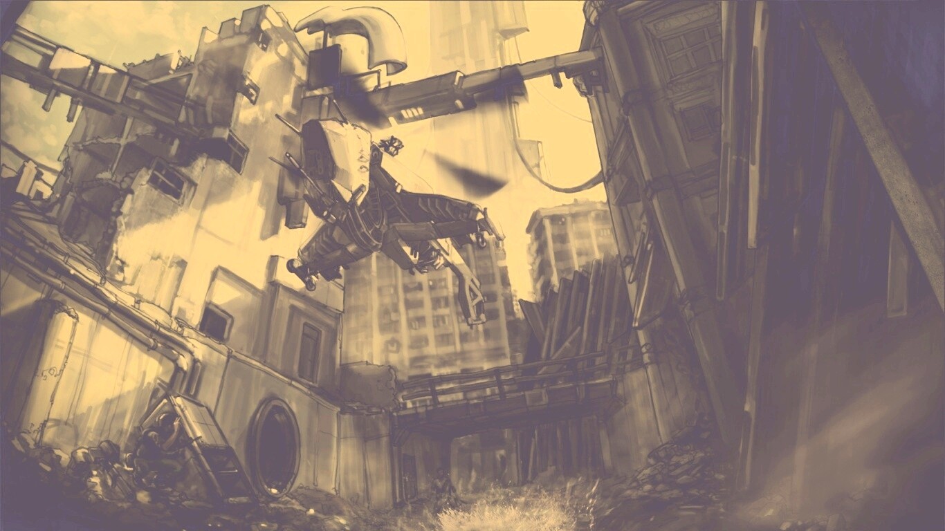 City 17 из Half Life обои