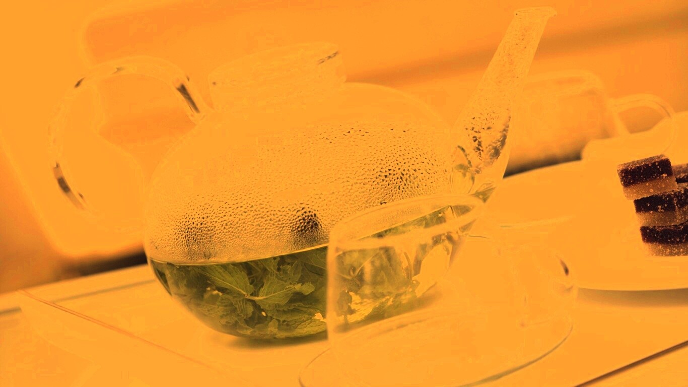 Зелёный чай обои