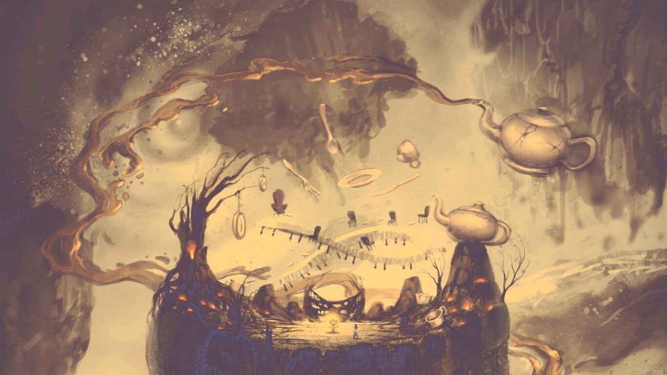 Алиса в стране чудес обои