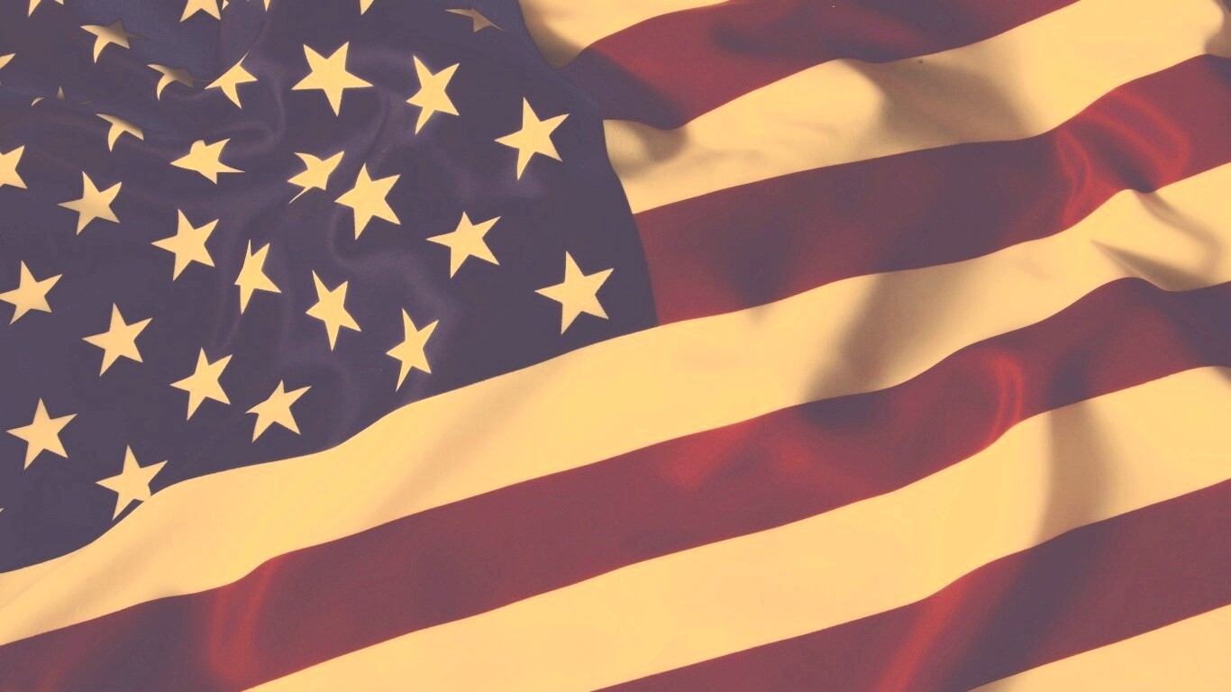 Флаг США обои