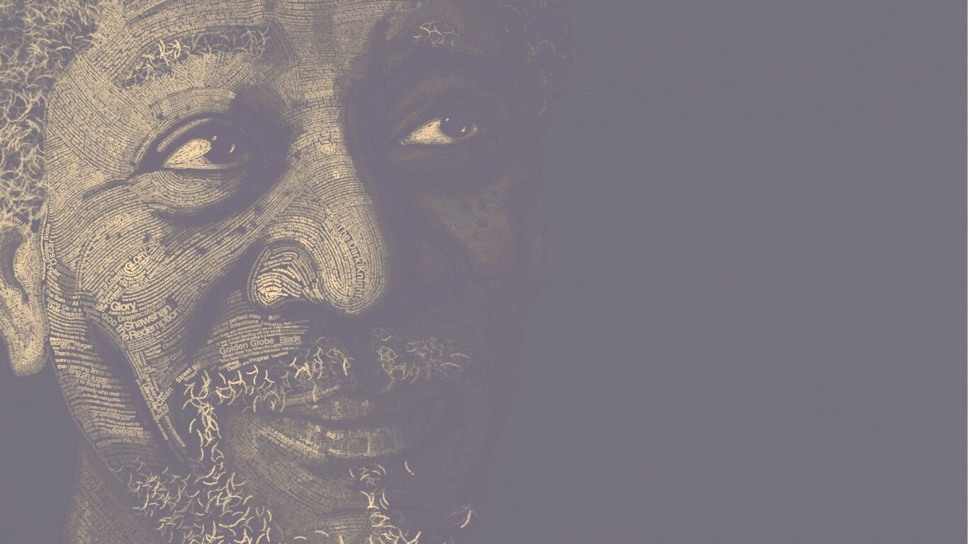 Морган Фриман — текстовый портрет обои