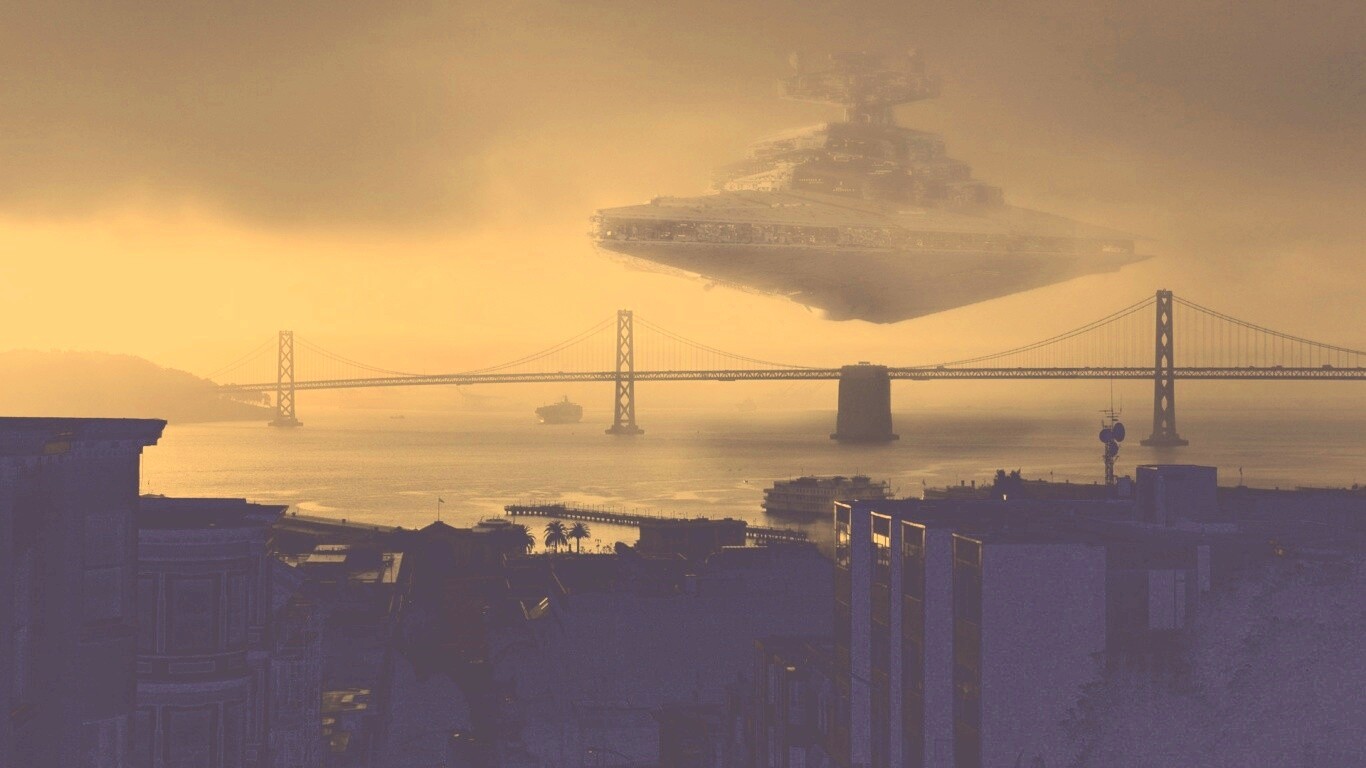 Инопланетяне прилетели обои