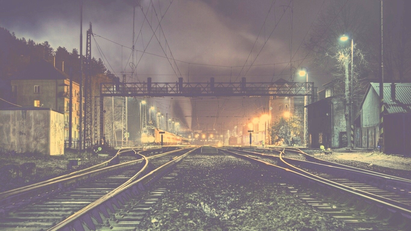 Железнодорожная станция обои