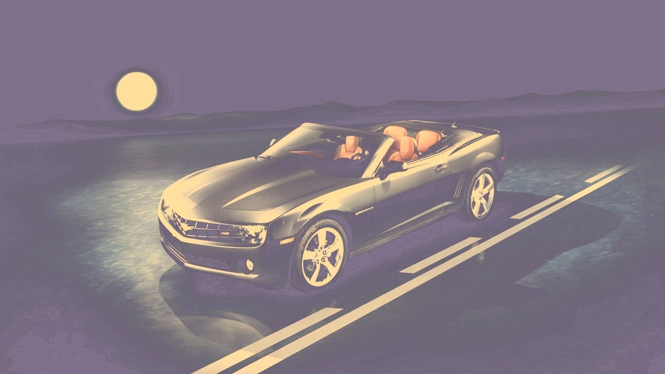 Chevrolet Camaro кабриолет обои