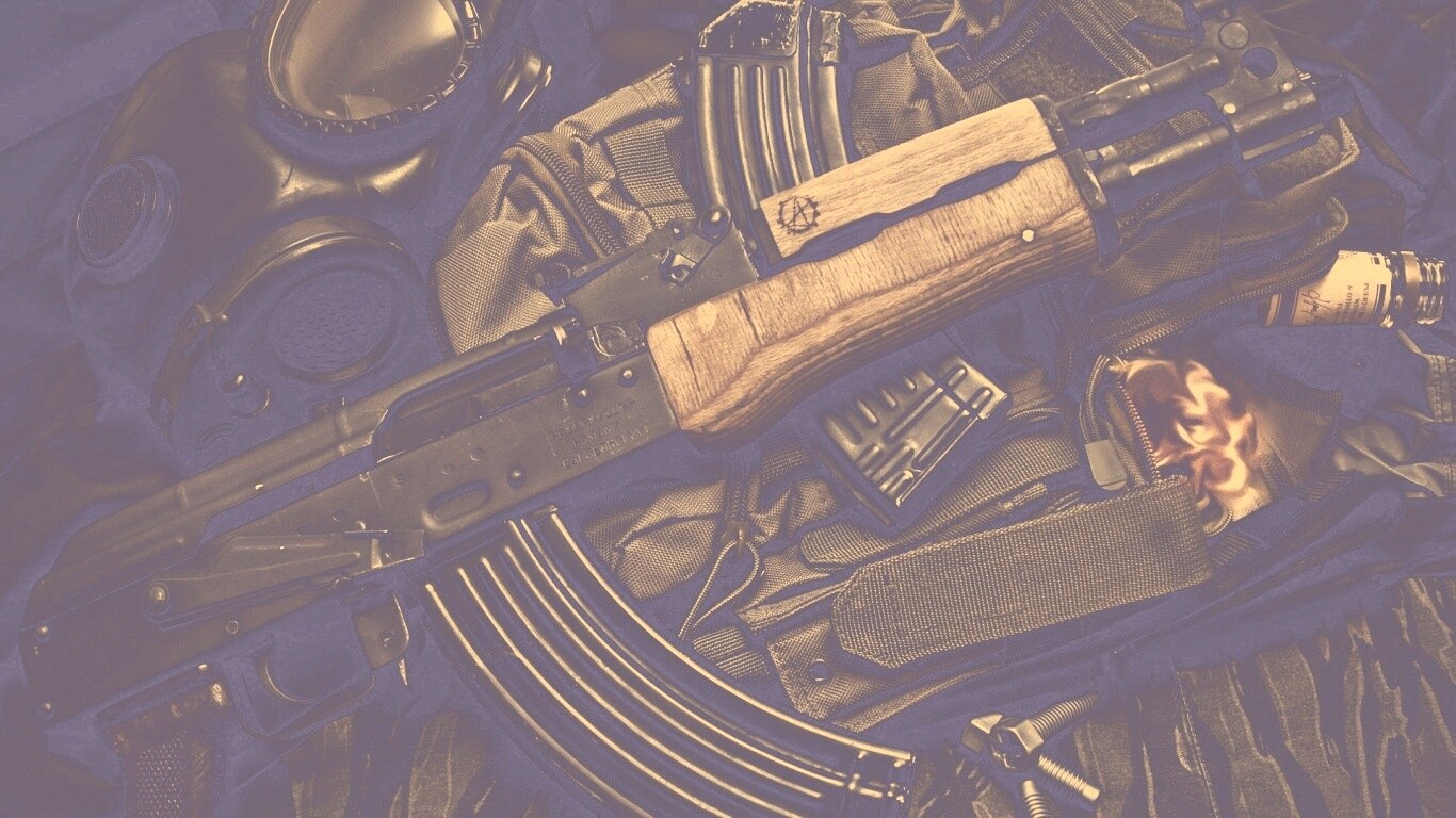 Автомат АК-47 обои