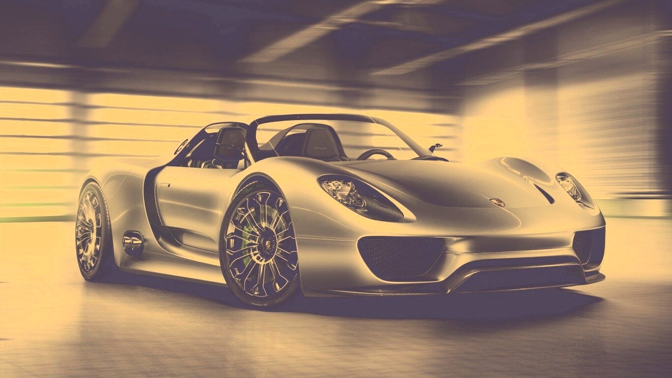 Porache 918 Spider обои