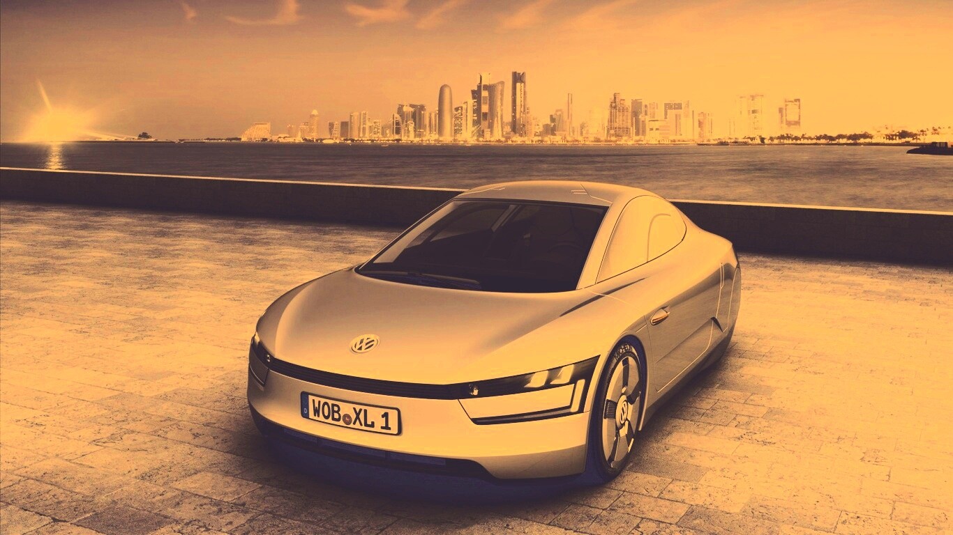 Очень красивый концепткар от фольксваген обои