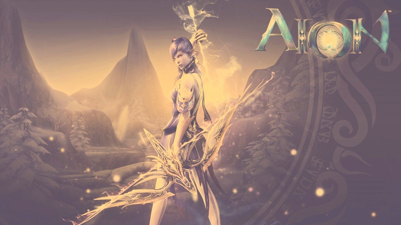 Эльфийка из Aion обои