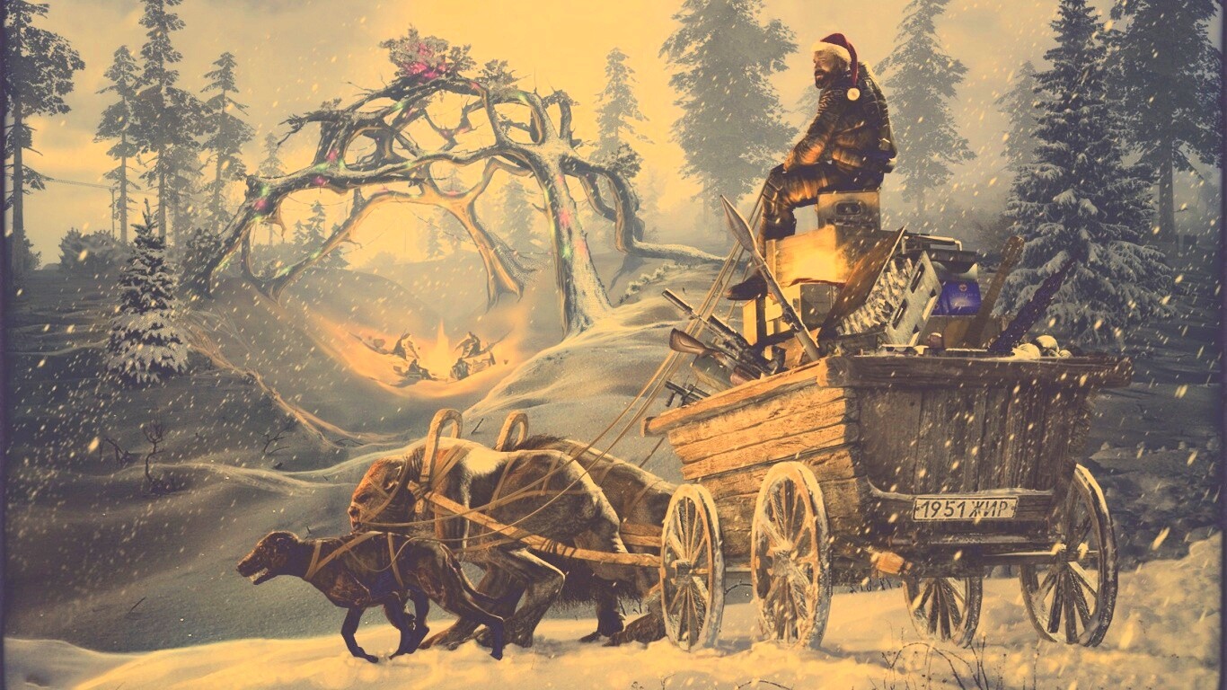 Новогодний Сталкер обои