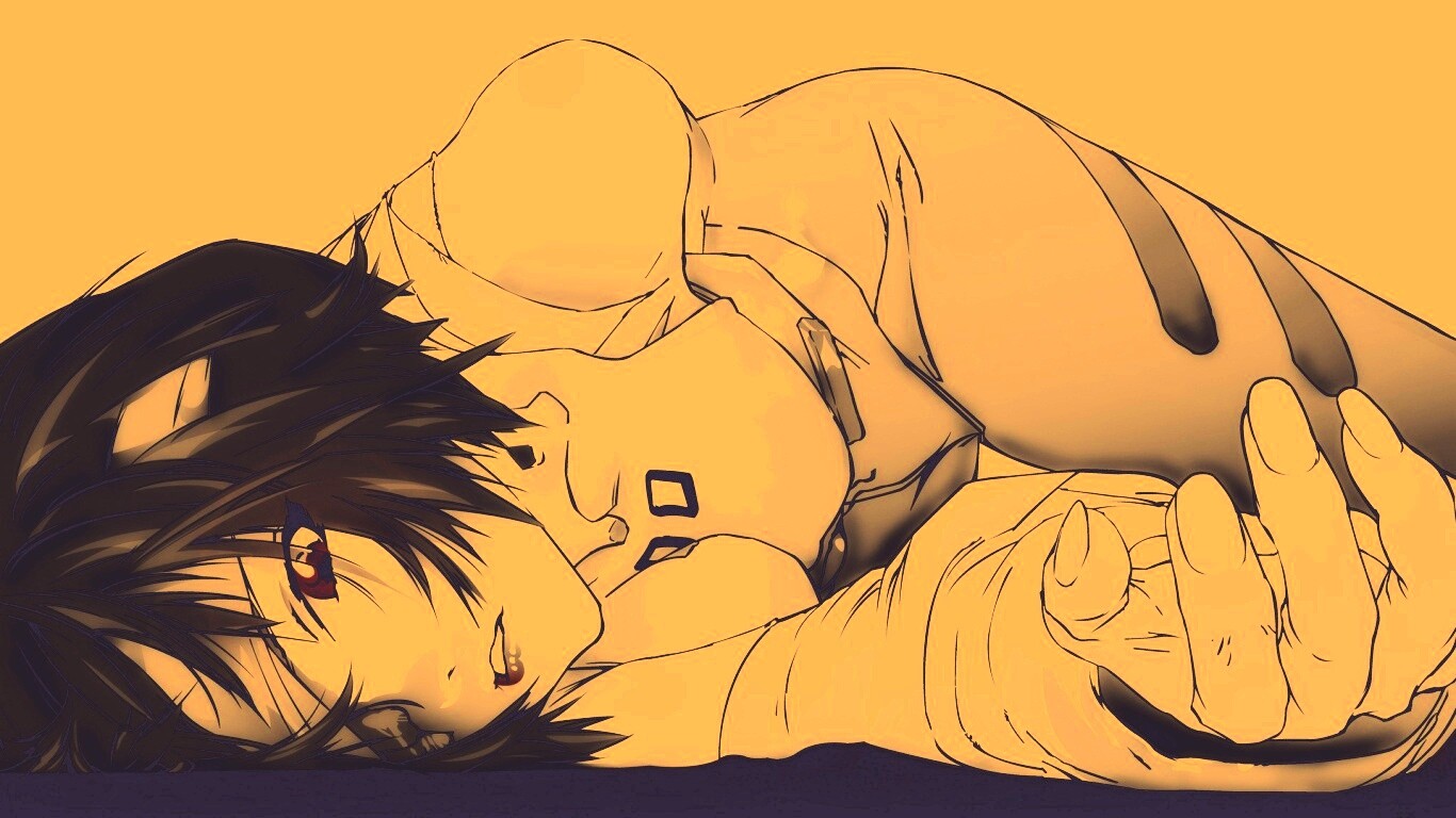 Девушка с красными глазами обои