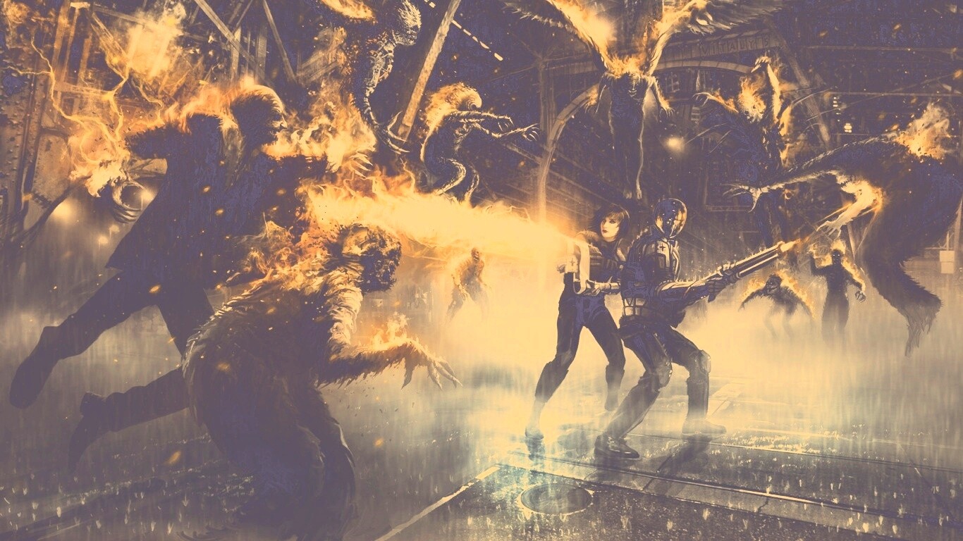 Игровой фанарт обои