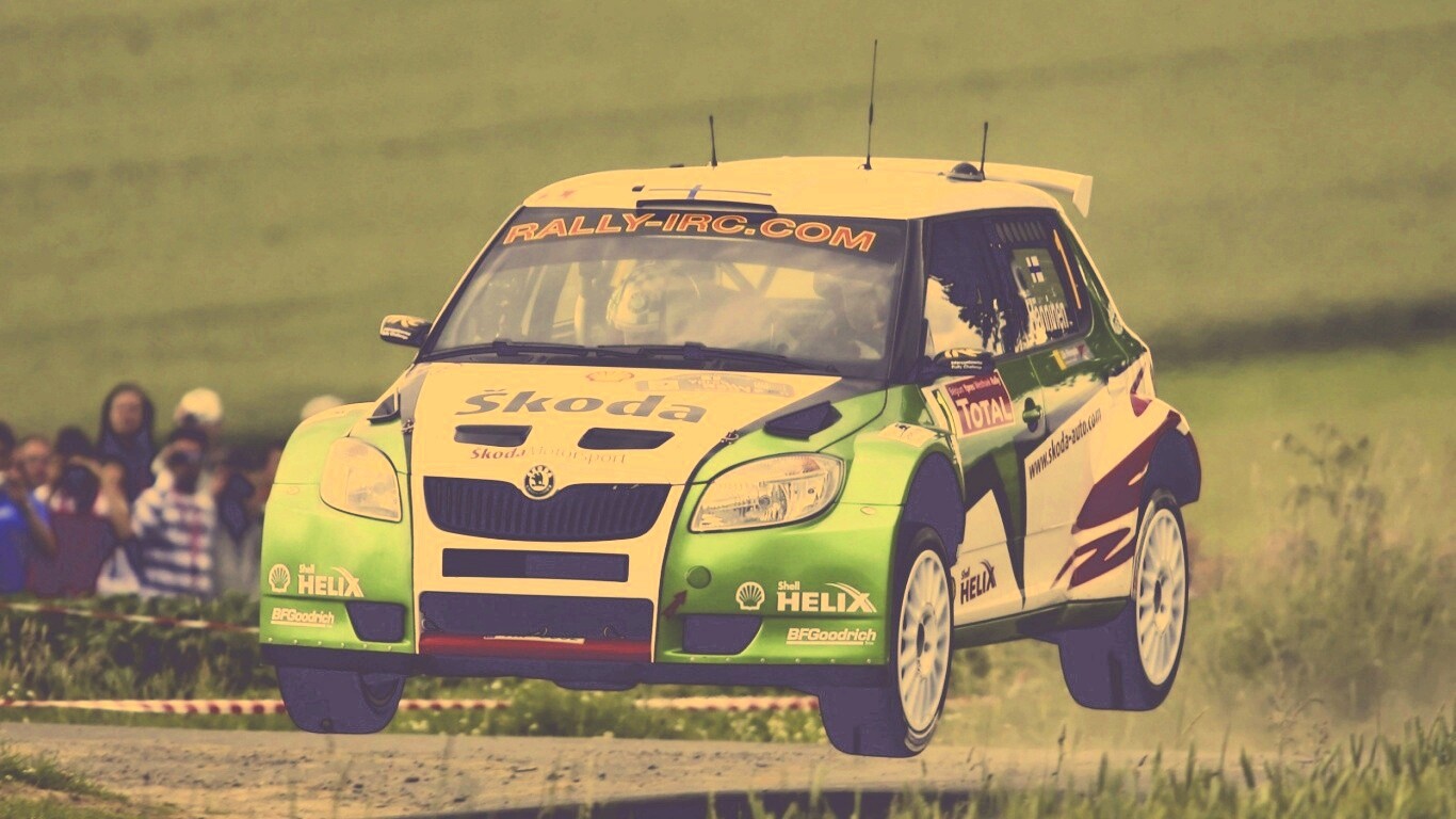 Раллиййная Шкода обои