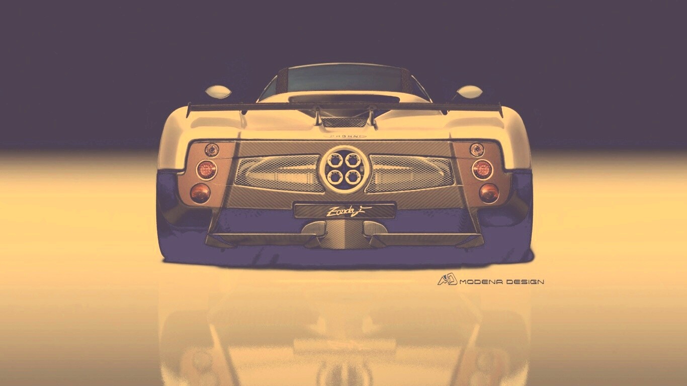 Pagani Zonda рендер обои