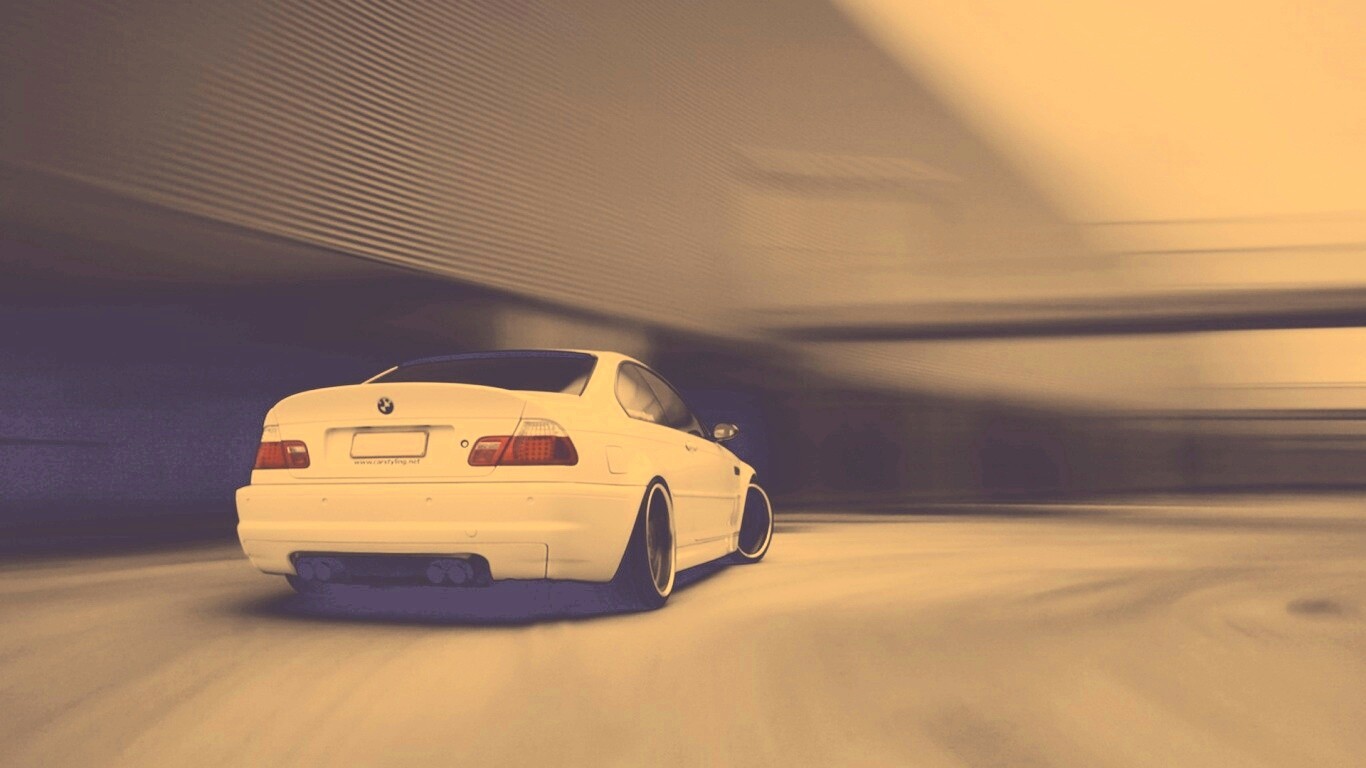 Белый БМВ обои