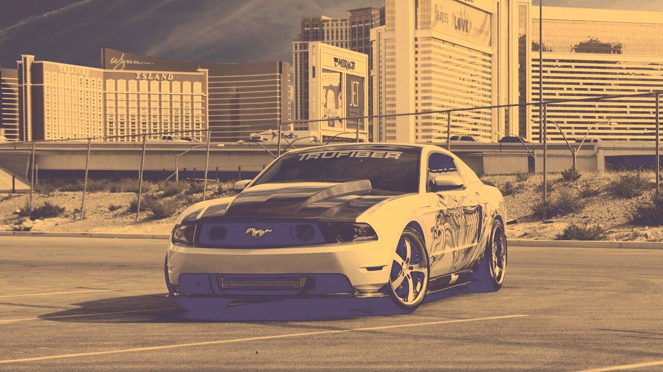 Тюнингованный Форд Мустанг обои