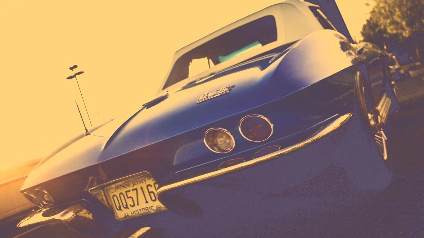 Ретро Chevrolet Corvette обои