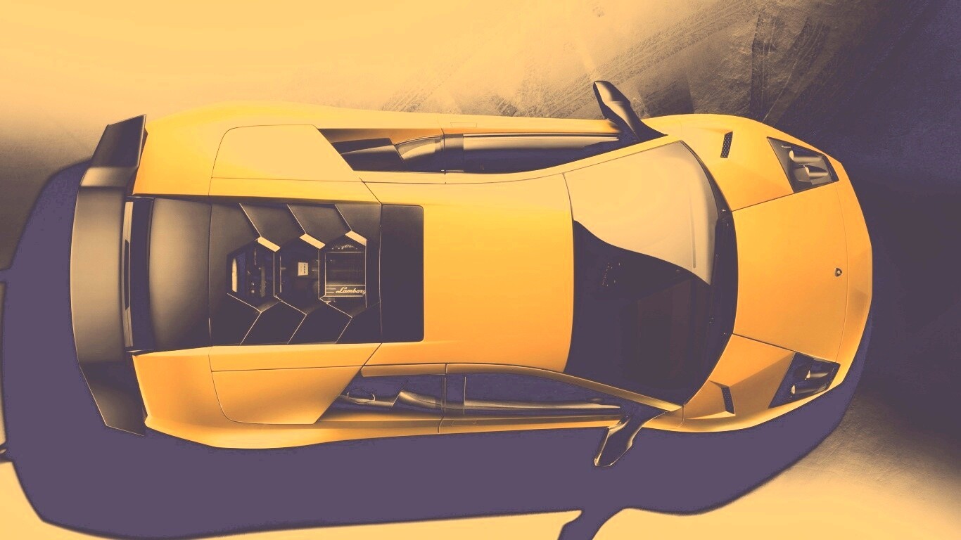 Ламборджини вид сверху обои