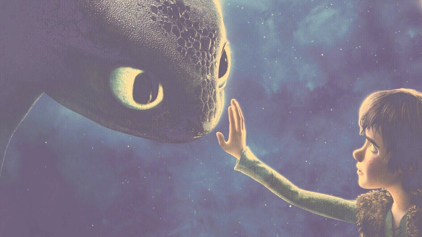 Как приручить дракона обои