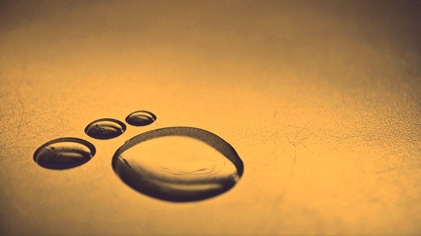 Капли воды обои