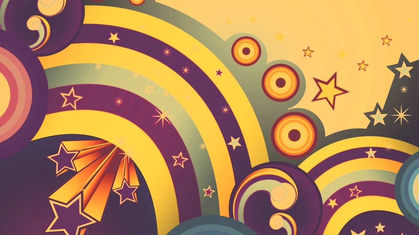 Векторные радуги обои