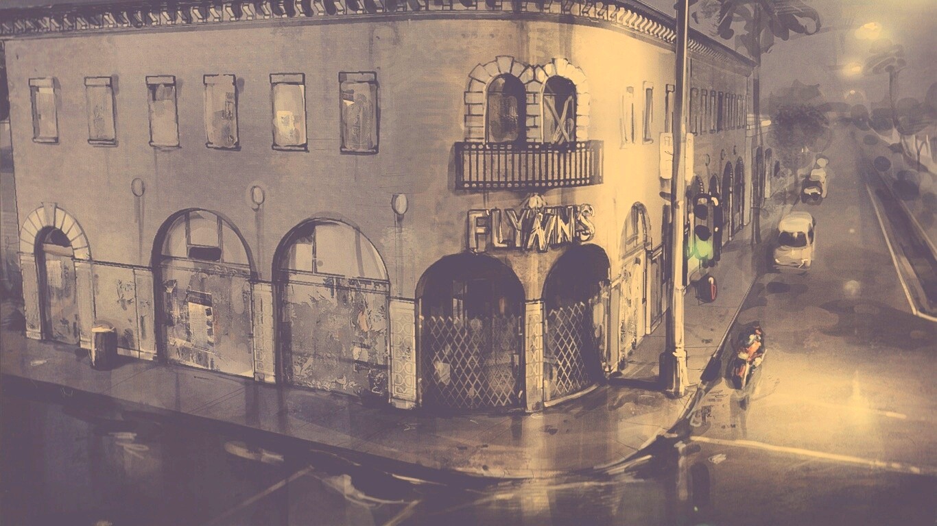 Зал игровых автоматов Флина обои