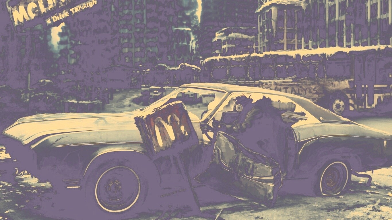 Картина запустения обои