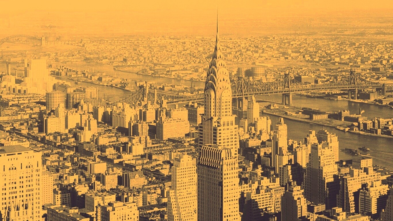 Панорама Нью-Йорка обои