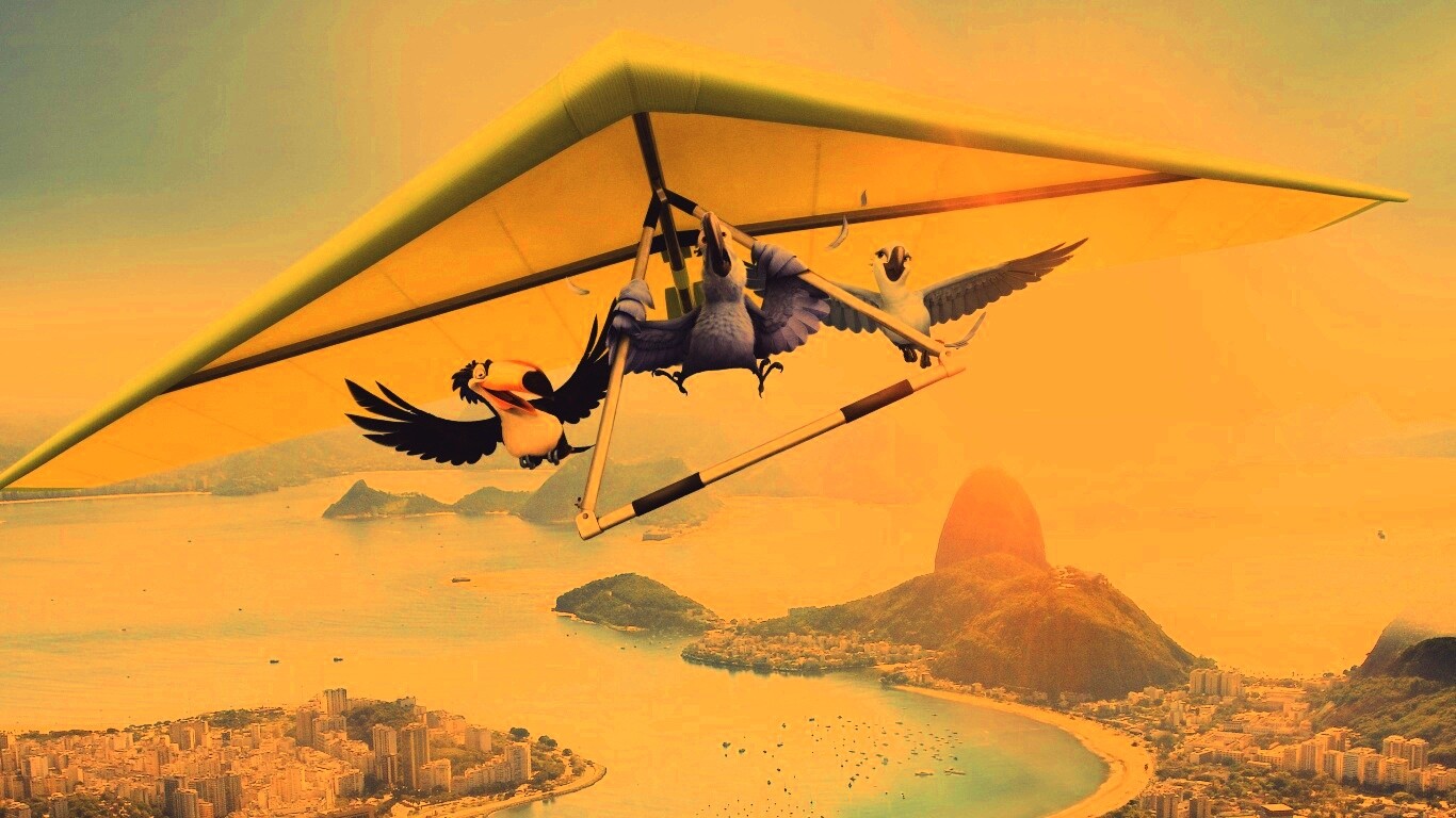 Герои мультфильма Рио обои