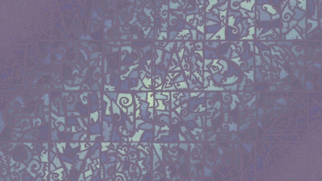 Витражные буквы обои