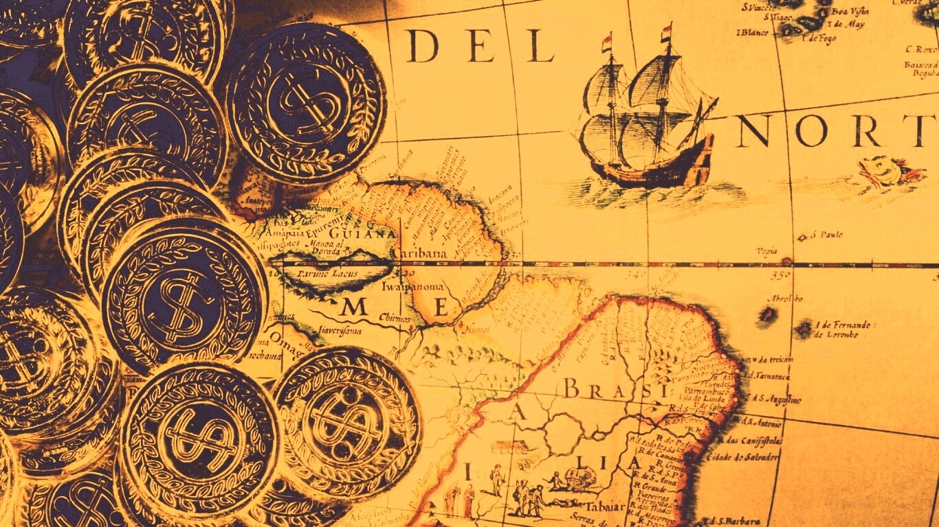 Деньги и карта сокровищ обои