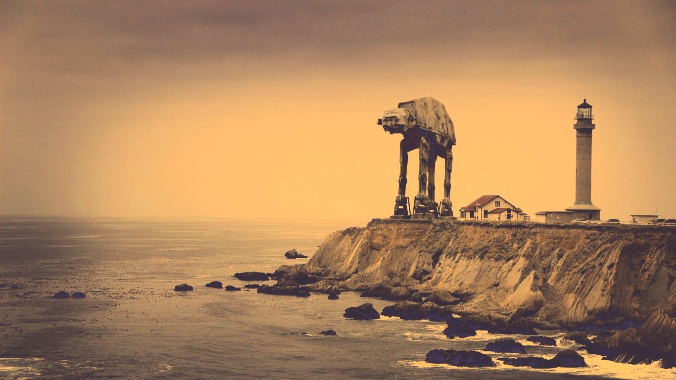 Звездные войны в нашем мире обои