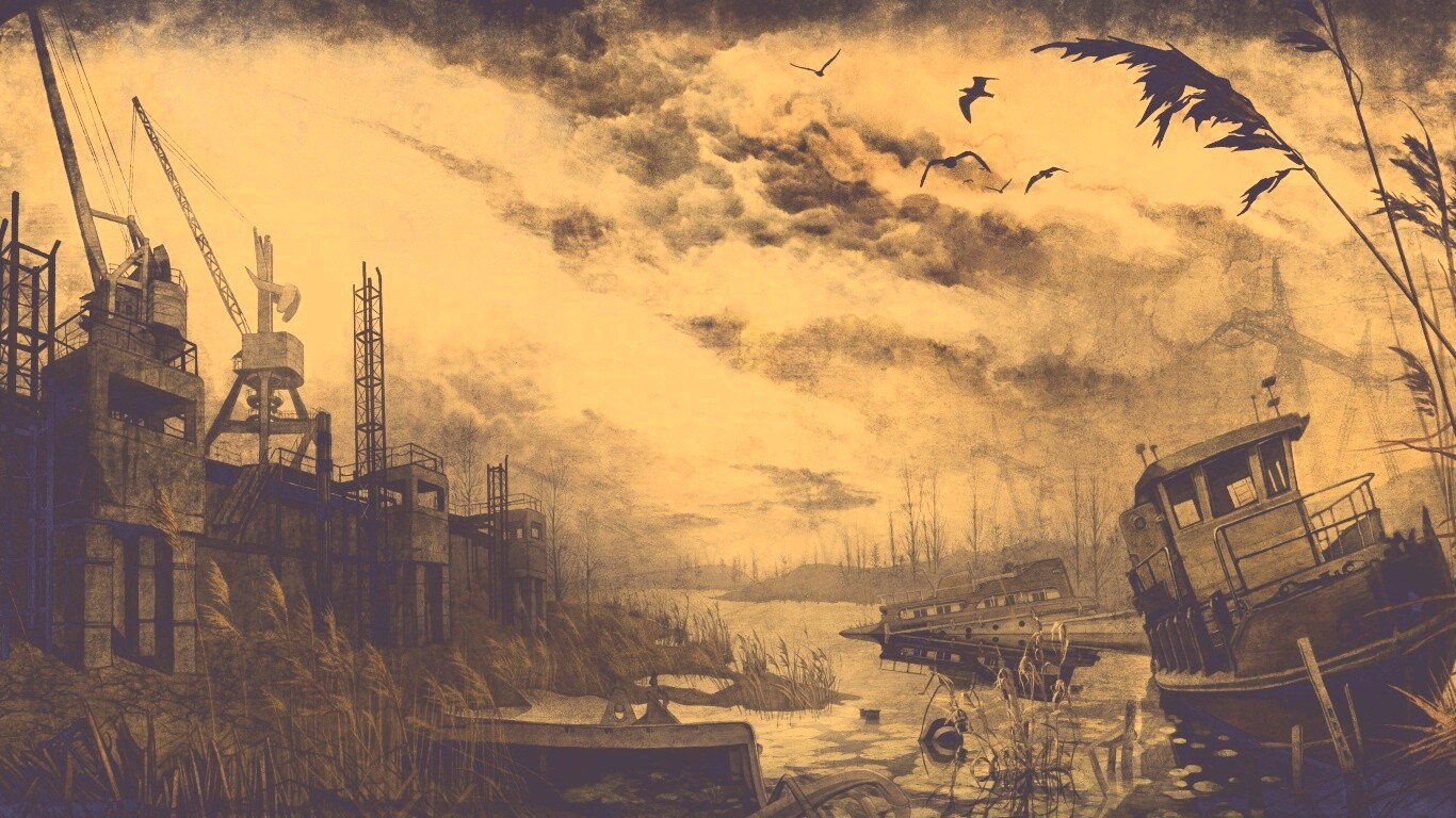 Панорама из Сталкера обои