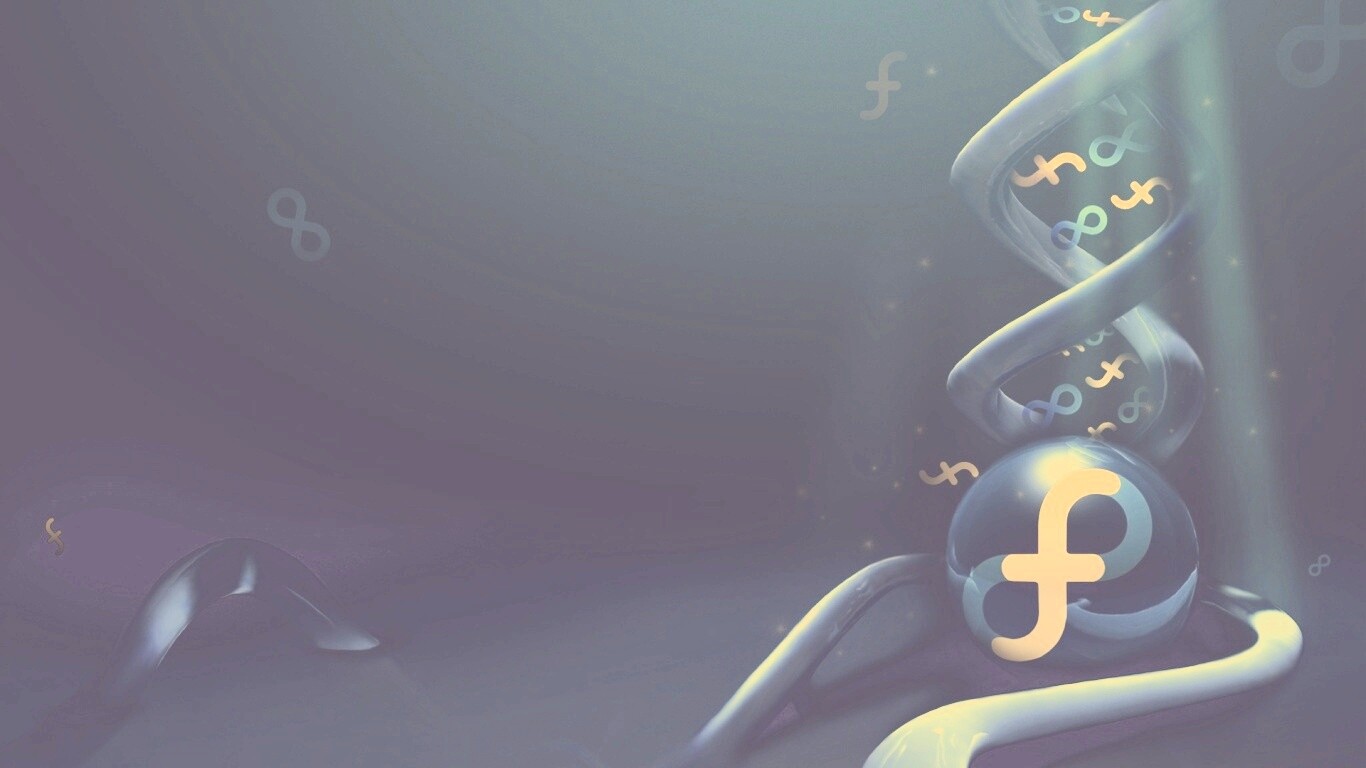 OS Fedora обои