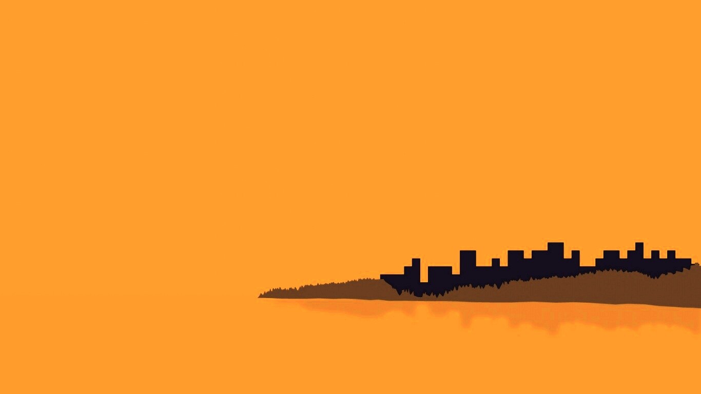 Векторный город обои