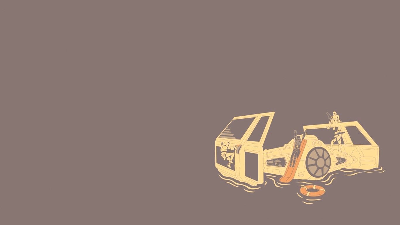 Истребитель империи в экстренной ситуации обои