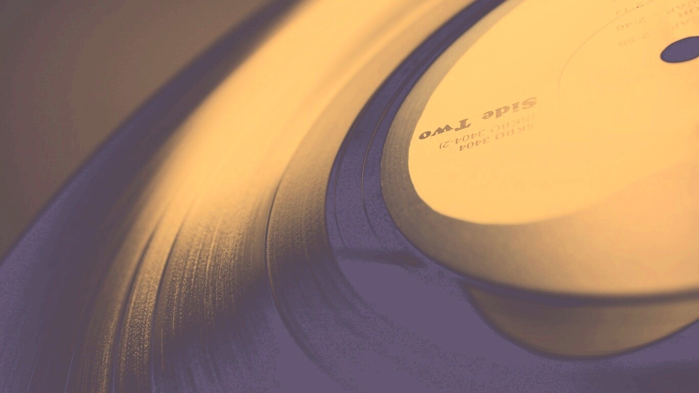 Виниловая пластинка обои