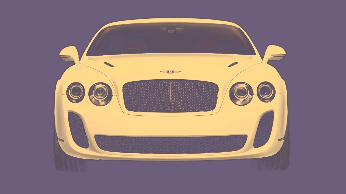 Белый Бентли Континентал обои