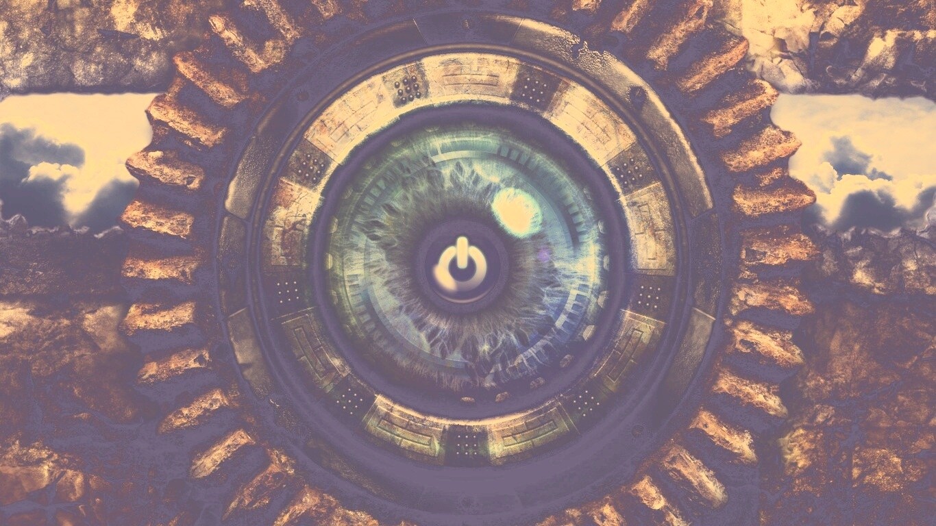 Фэнтезийная кнопка выключения обои