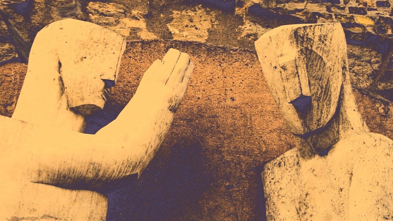 Берлинские каменные скульптуры обои