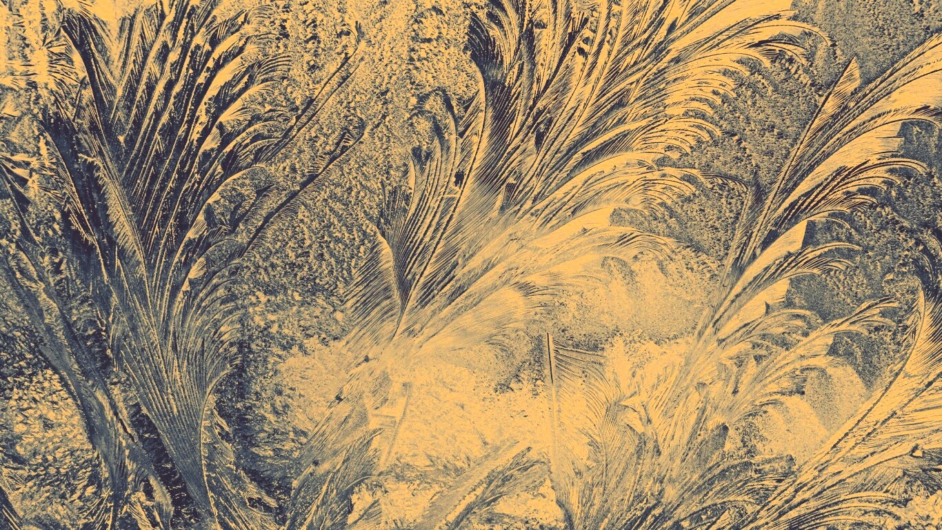 Зимние узоры обои