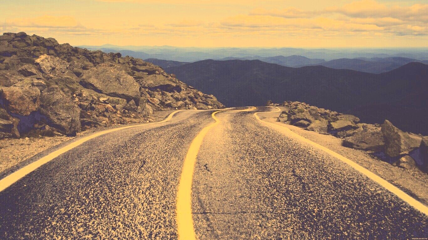 Горная дорога обои