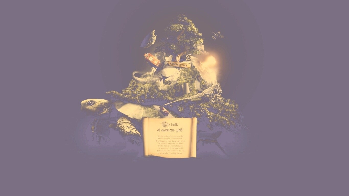 Огромная в обхвате черепаха обои