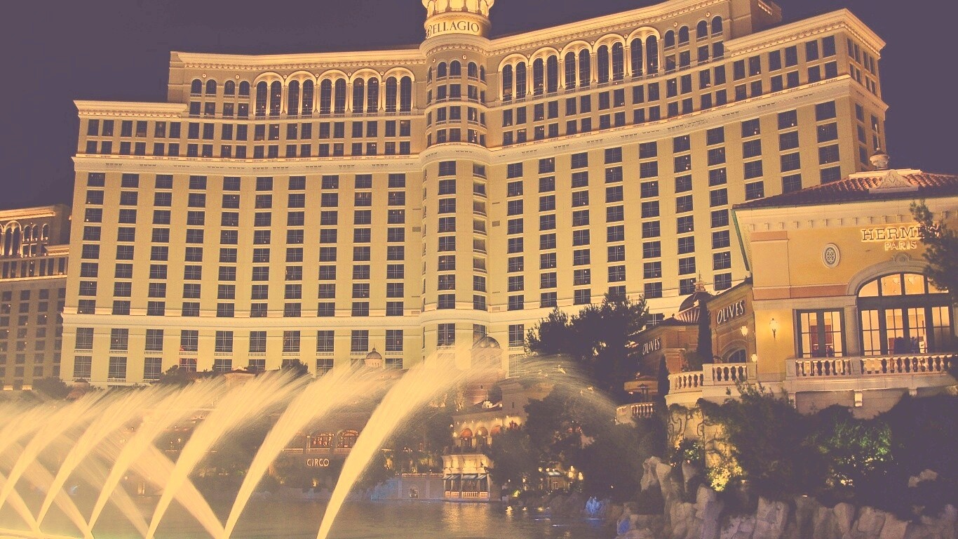 Казино Bellagio в Лас-Вегасе обои