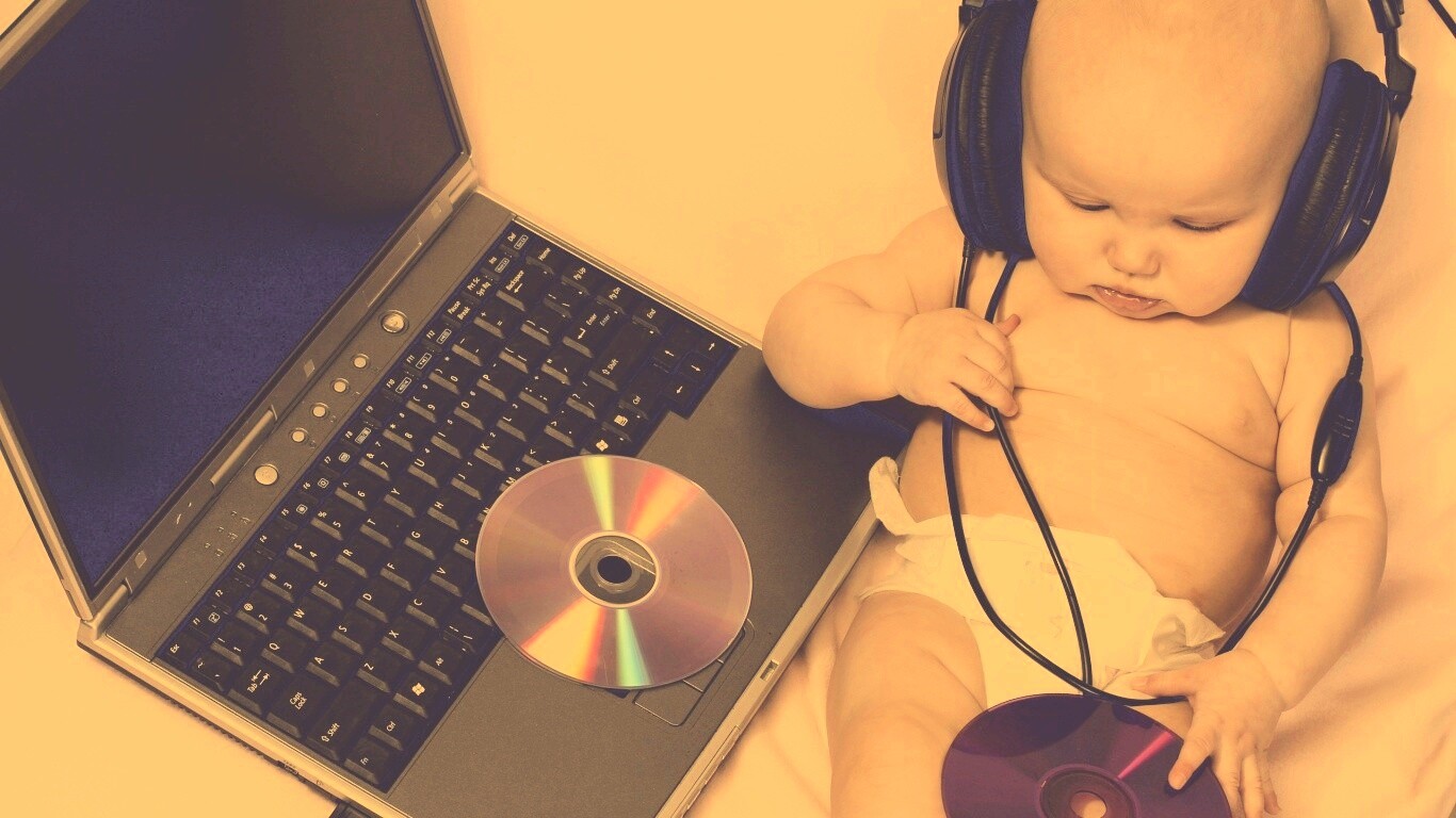 Маленький диск жокей обои