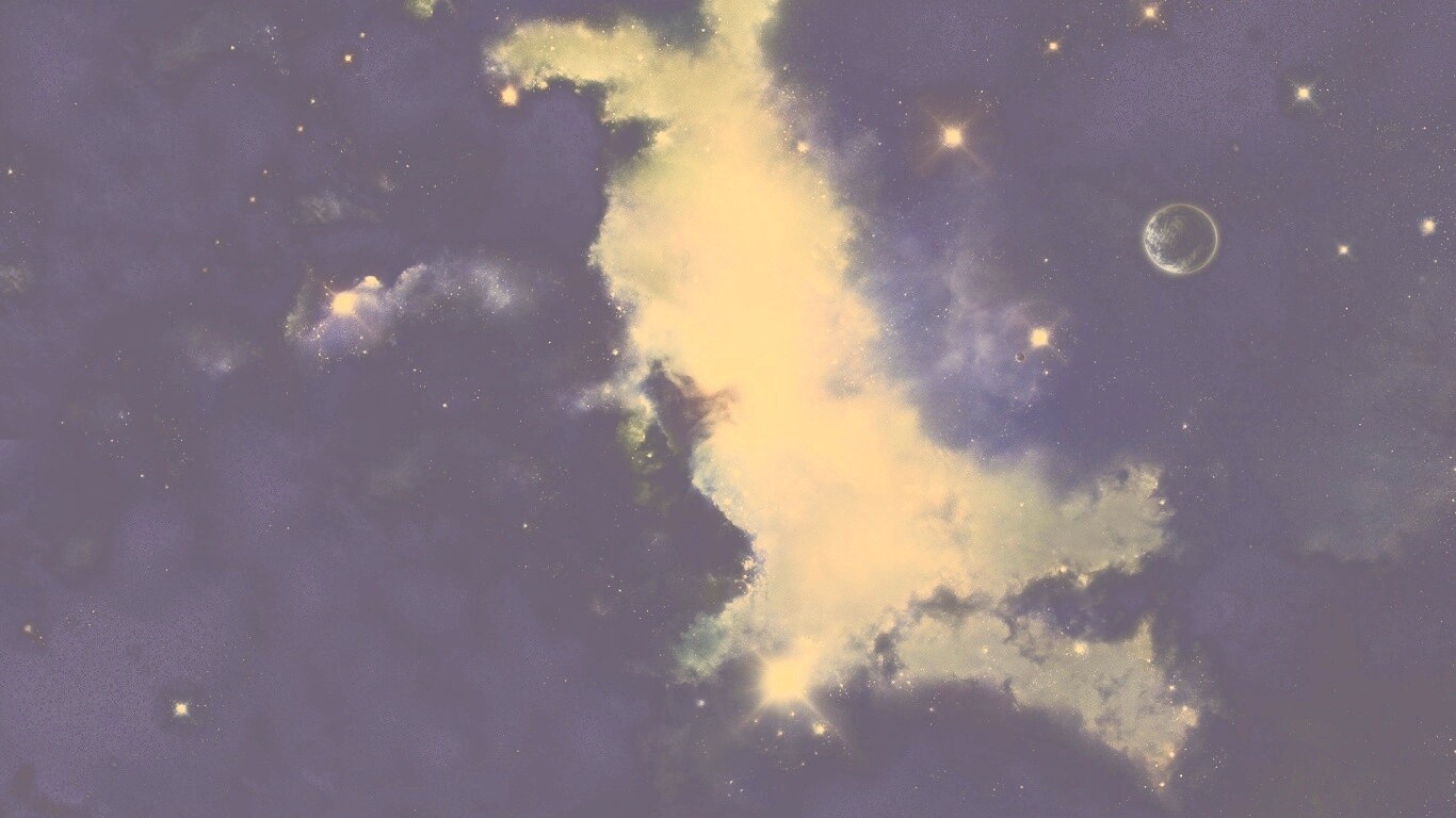 Туманность в далёком космосе обои