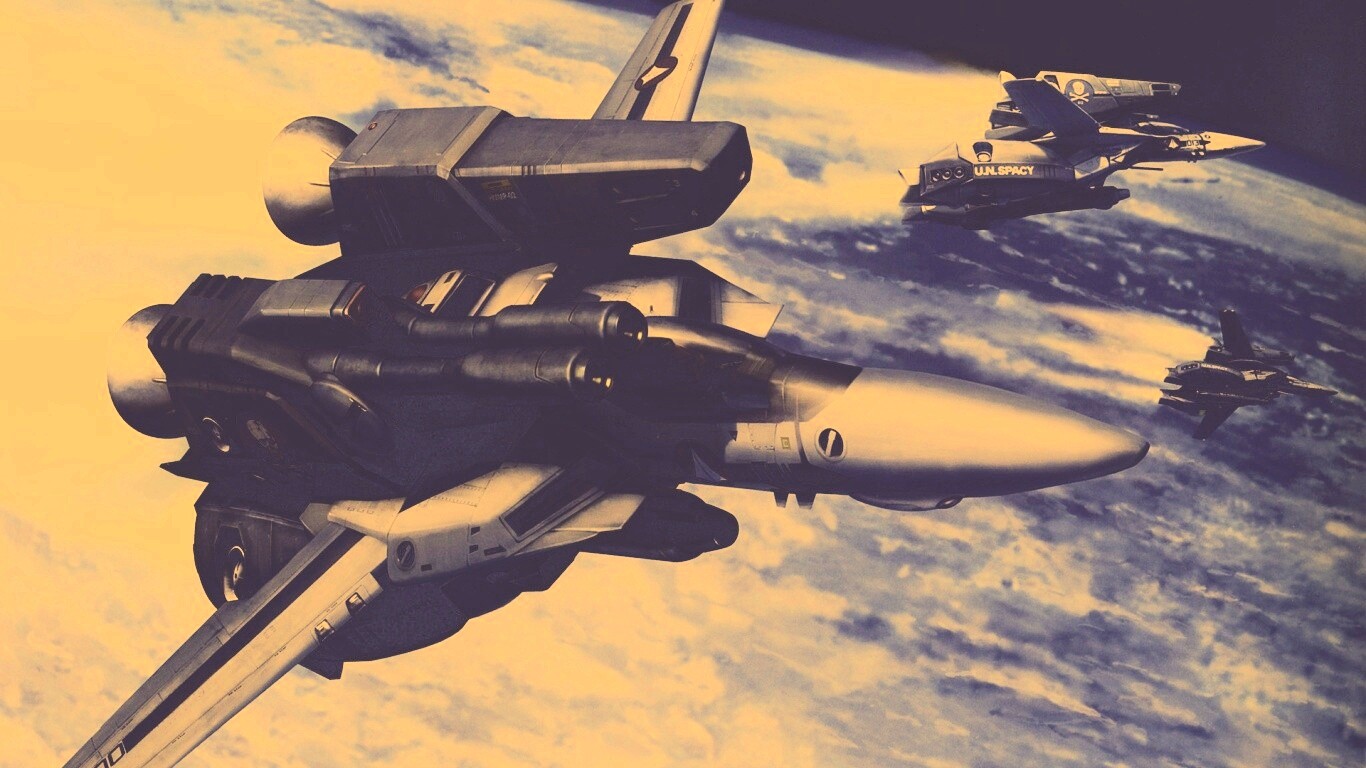 Эскадрилия легких космических истребителей обои