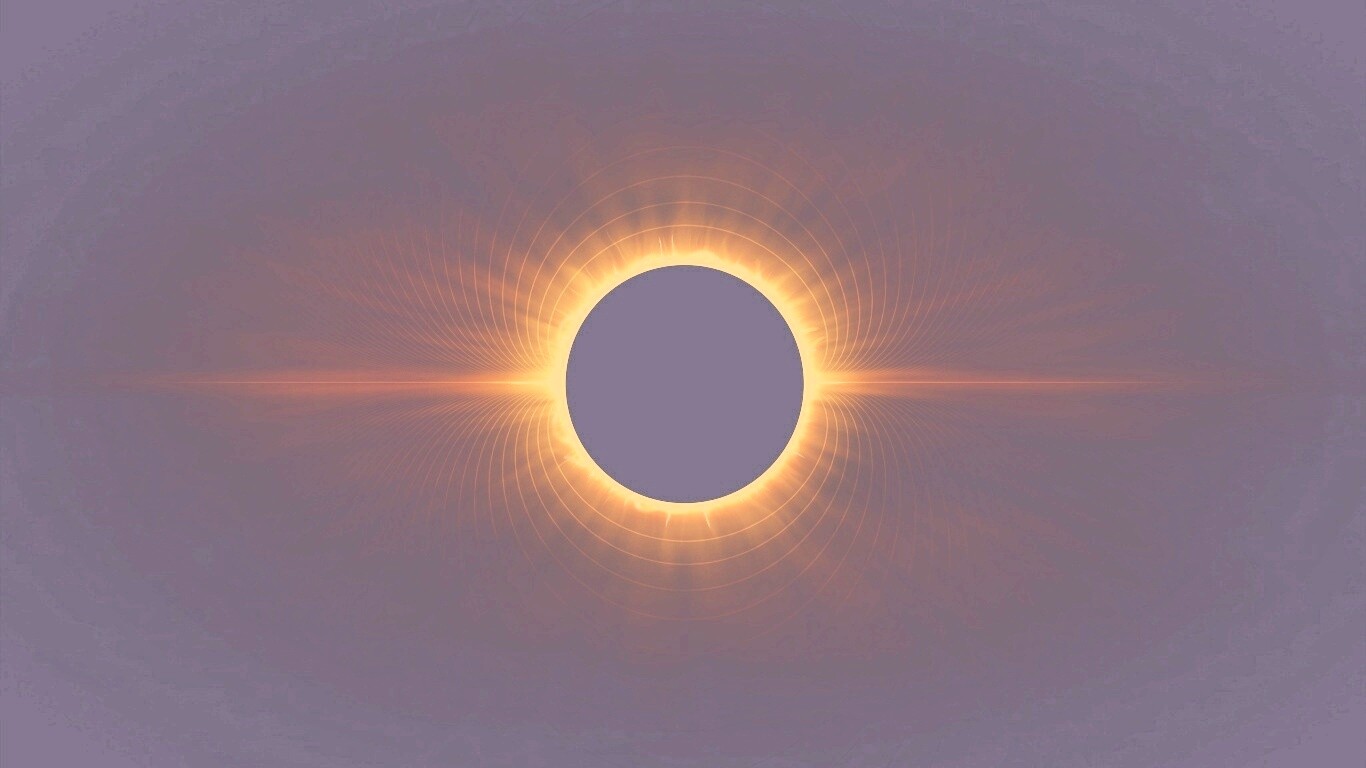 Солнецное затмение обои