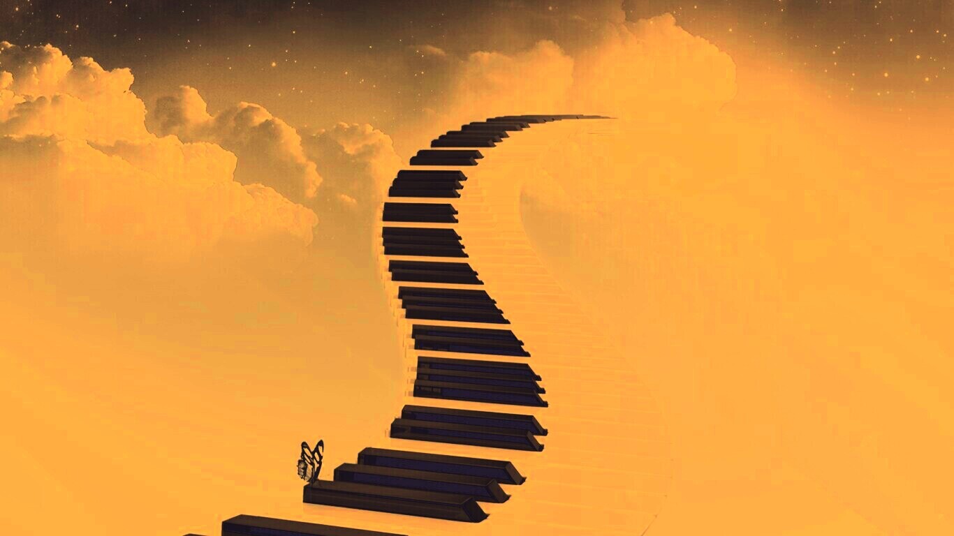 Музыка, которая ведёт нас на седьмое небо обои