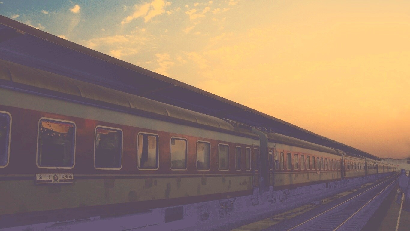 Пассажирский состав обои