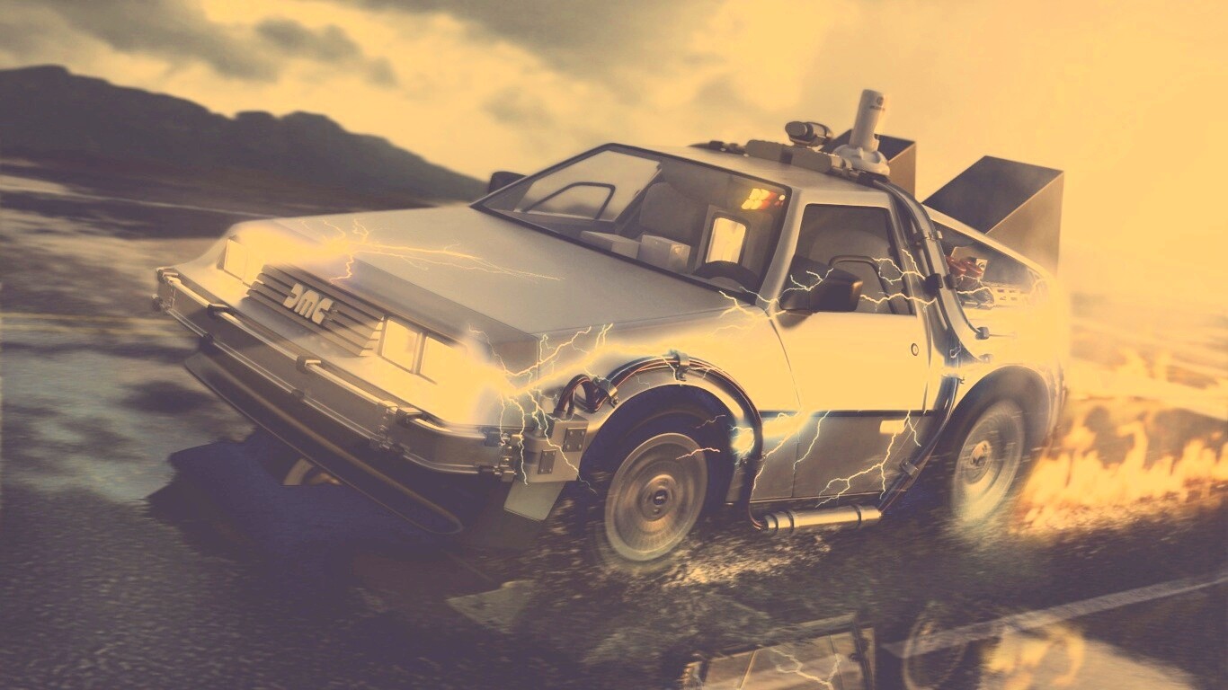 Машина времени обои